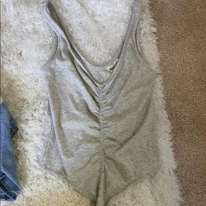 Grey bodysuit